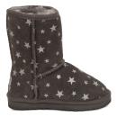Childrens Classic Sheepskin Boot Grey Star  Extra Image 1 Preview